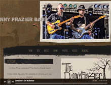 Tablet Screenshot of dannyfrazierband.com